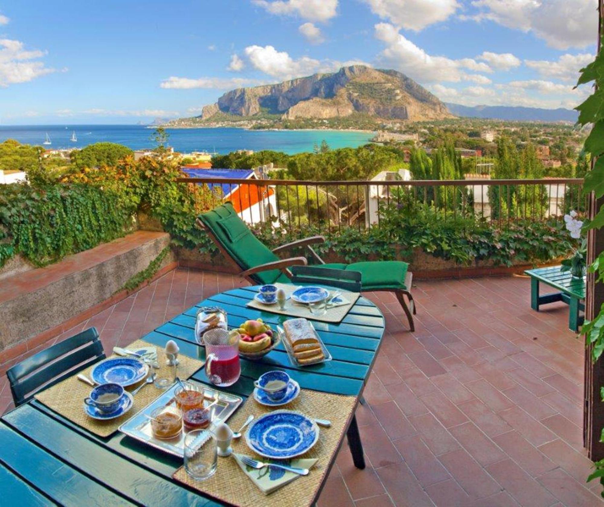 Bed and Breakfast Il Glicine Sul Golfo Mondello Exterior foto